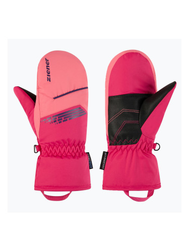Детски скиорски ръкавици ZIENER Lavivo-Z AS Mitten pop pink