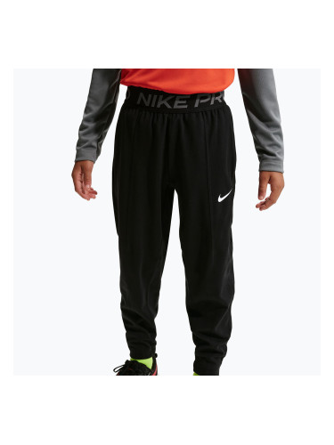 Детски панталони Nike Pro Dri-Fit black/smoke grey/white