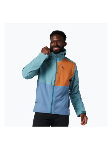 Мъжко софтшел яке Cotopaxi Impermeo 3L Hooded Shell everglade and steel blue