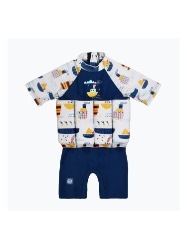 Детски гащеризон за плуване Splash About Sleeved Floatsuit tug boats