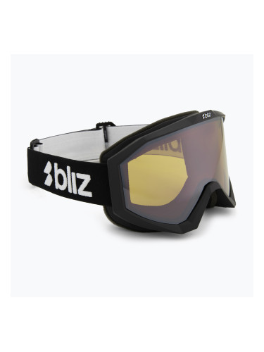 Скиорски очила Bliz Liner matte black/orange/silver mirror