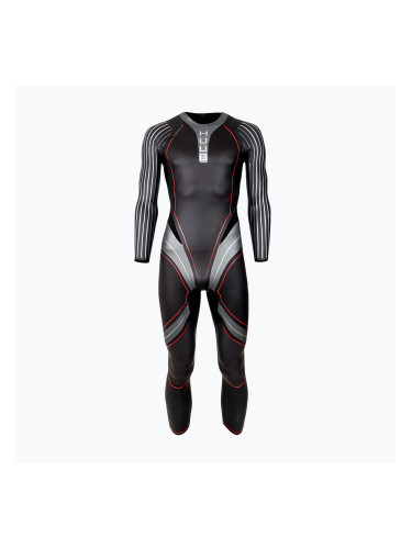 Мъжки неопренов костюм за триатлон HUUB Aegis XV 3:5 black/silver
