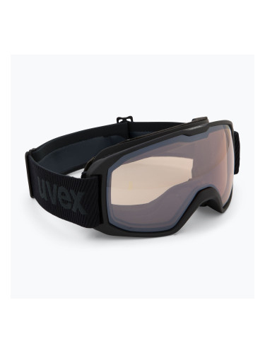 Предпазни ски очила UVEX Xcitd V black matt/mirror silver clear