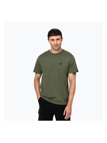 Мъжка тениска Pitbull Small Logo olive