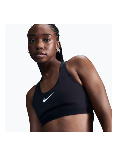Спортен сутиен Nike Swoosh High Support black/iron grey/white