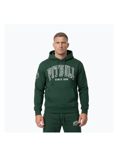 Мъжки суитшърт Pitbull Badger Hooded hunter green