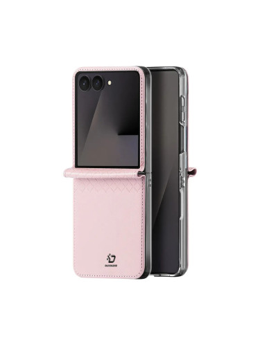 Кожен кейс Dux Ducis BRIL, За Samsung Galaxy Z Flip8, розов