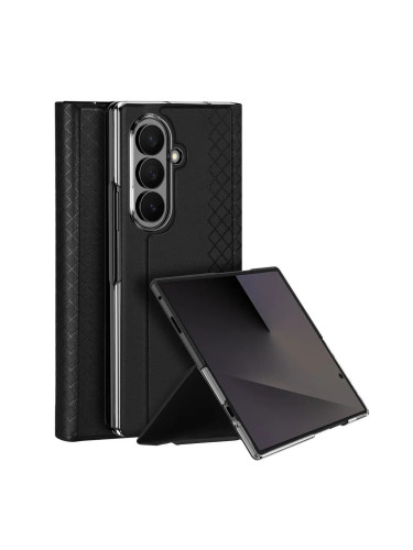 Кожен кейс Dux Ducis BRIL, За Samsung Galaxy Z Fold8 Ultra, черен