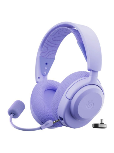  Гейминг слушалки SteelSeries - Arctis Nova, PS/PC/Switch, безжични, лилави
