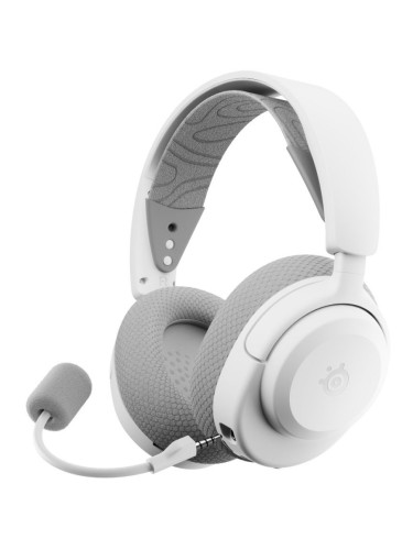  Гейминг слушалки SteelSeries - Arctis Nova, PS/PC/Switch, безжични, бели