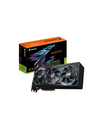 Видео карта Gigabyte Aorus GeForce RTX 5070 12GB GDDR7 Master - GV-N5070AORUS.M-12GD