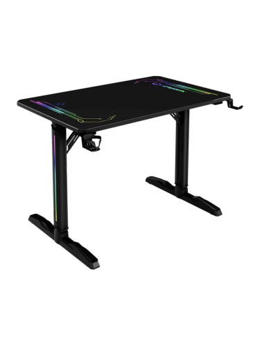  Гейминг бюро Ultradesk - Freeze V2, 109 x 69 cm, черно