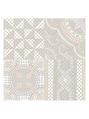 Tessela White - декоративен гранитогрес с мозаечен ефект
