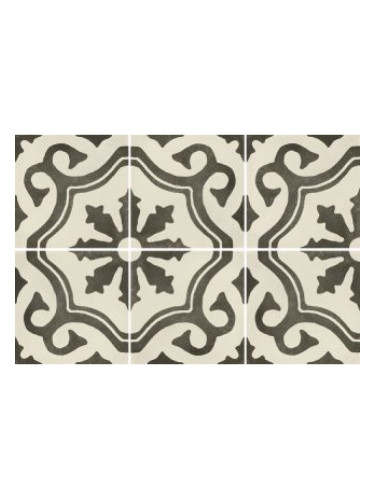 Decoro Palazzo Ducale B&W Sogg. D - декоративни плочки 20х20 см