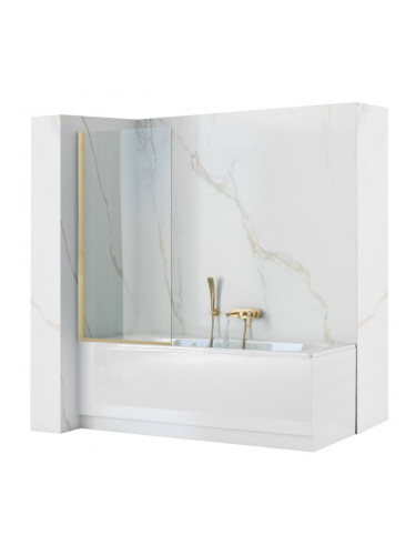 Параван за вана Rea Elegant 70 Матирано злато