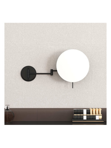 Козметично огледало NERO с X5 увеличение. Маточо черно