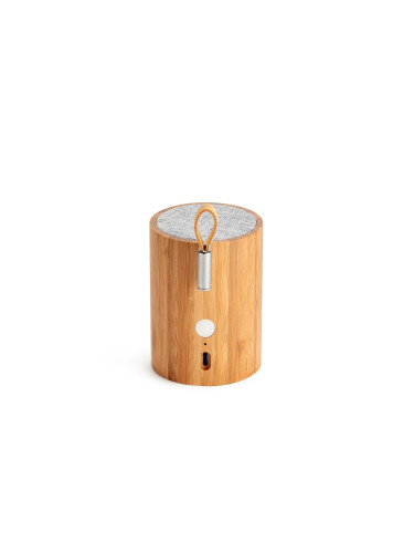 Лампа GINGKO с bluetooth колонка - бамбук