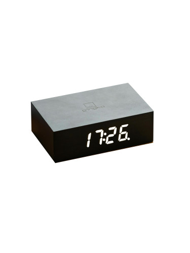 Часовник с будилник GINGKO Flip Cilck Clock - черен