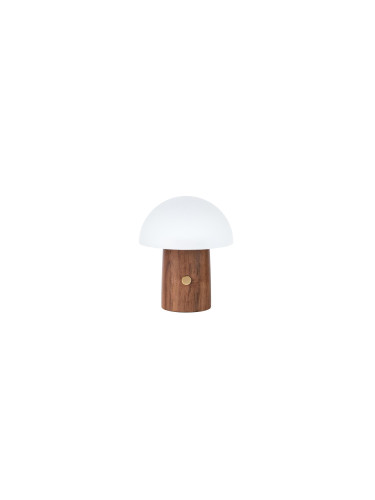Смарт лампа GINGKO Alice Mushroom с основа от орех - размер S
