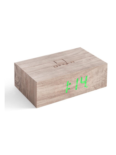 Часовник с будилник GINGKO Flip Cilck Clock - ясен