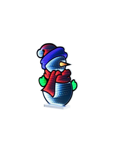 Светлинна LED декорация FINNLUMOR SNOWMAN с 3D ефект - 46 см