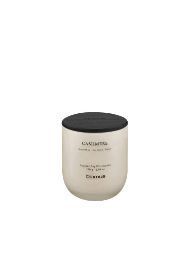 Ароматна свещ BLOMUS TUOKSU с аромат Cashmere - Ø7 х h8 см - цвят бежов