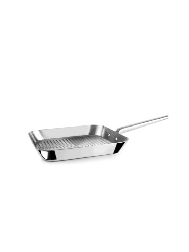 Стоманен грил тиган IBILI 5ply Element - 28 x 28 x h4 см