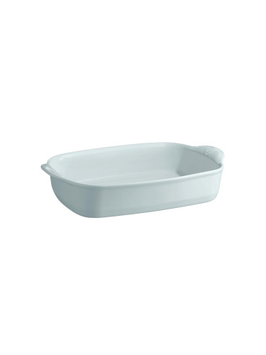 Керамична тава EMILE HENRY RECTANGULAR OVEN DISH правоъгълна - 36.5 х 23.5 см - цвят светлосив