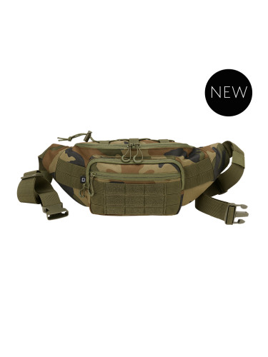Чанта за кръста камуфлаж Brandit Molle woodland