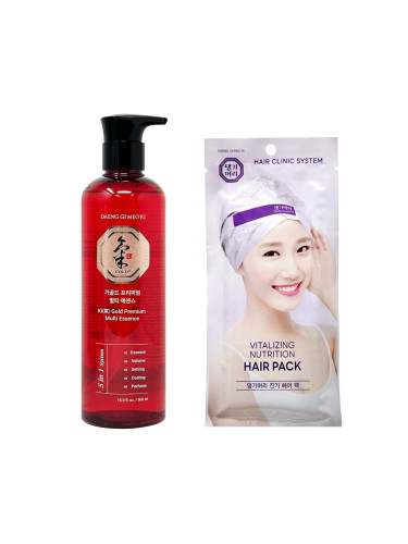 Сет Корейска грижа за блестяща и здрава коса Doori Ki Gold & Vitalizing