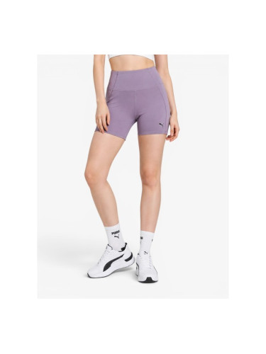 PUMA Studio Foundations Biker Short Purple