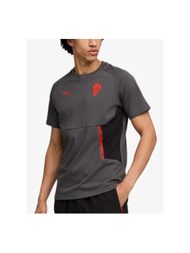 PUMA x AC Milan PUMATECH Pocket Tee Gray