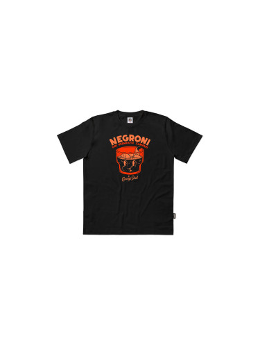 The Dudes Negroni Classic T-Shirt Standard Black Мъже - Тениски The Dudes - Черен - 10079402-L - Size: L