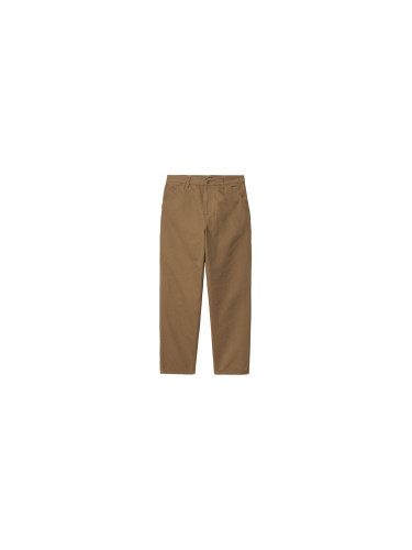 Carhartt WIP Single Knee Hamilton brown Мъже - Панталони Carhartt WIP - Кафяв - I031497_HZ_02-32-32 - Size: 32-32