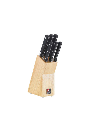 Комплект 6 бр. ножове Richardson Sheffield CUCINA в дървен блок