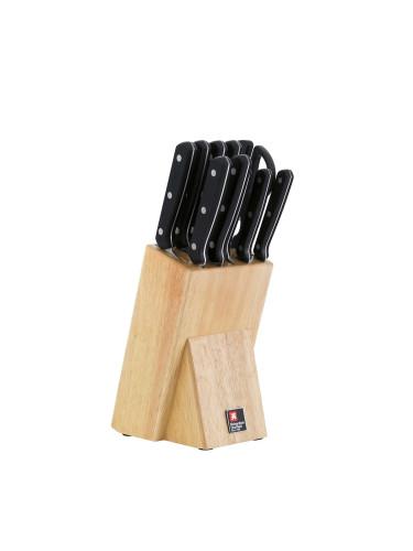 Комплект ножове от 10 части Richardson Sheffield CUCINA в дървен блок