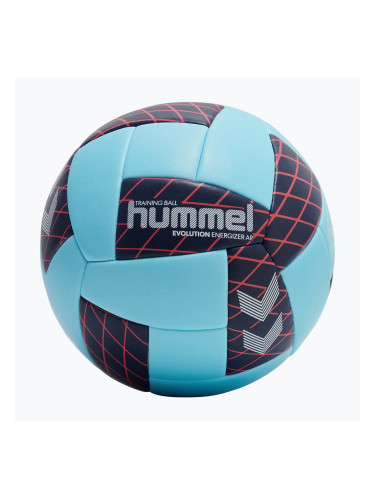 Топка за хандбал Hummel Evolution Energizer AR HB light blue/marine/red size 2