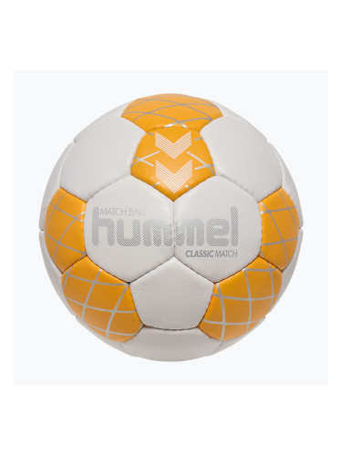 Топка за хандбал Hummel Classic Match HB off white/orange/silver size2