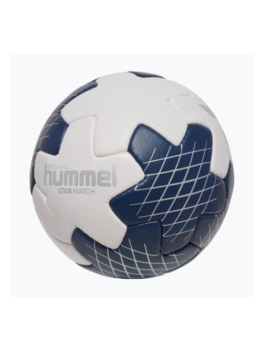 Топка за хандбал Hummel Star Mach white/marine/silver size 2