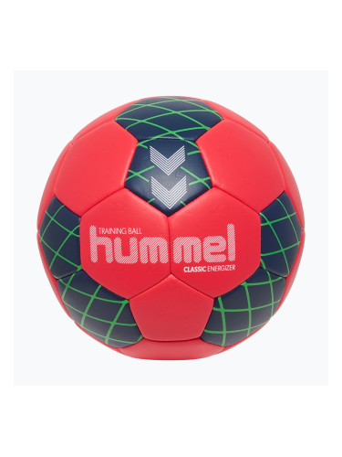 Топка за хандбал Hummel Classic Energizer red/marine/green size 0