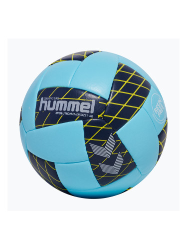 Топка за хандбал Hummel Evolution Energizer AR HB light blue/marine/yellow size 3