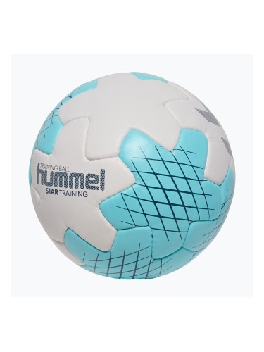 Топка за хандбал Hummel Startraining HB white/light blue/navy size 2