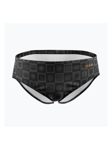 Мъжки слипове за плуване HUUB Trunk Yee gray/orange