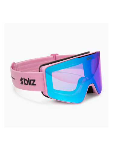 Скиорски очила Bliz G001S matte pink/neon violet/blue multi