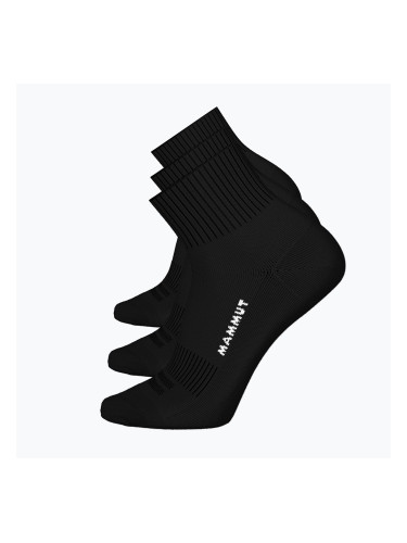 Чорапи Mammut Everyday Quarter 3 чифта black/black/black
