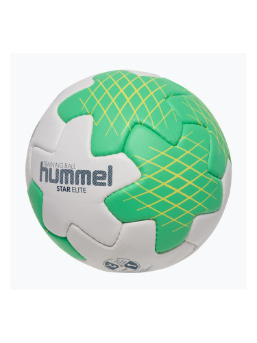 Топка за хандбал Hummel Star Elite HB off white/green/yellow size 1