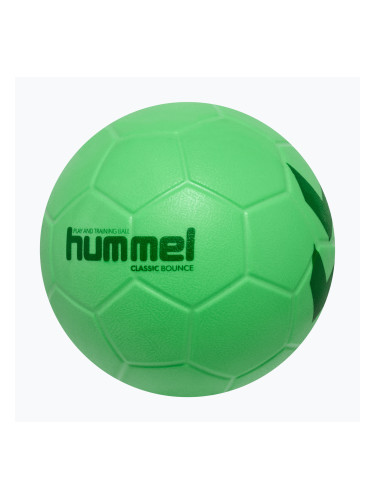 Детска топка за хандбал Hummel Classic Bounce HB Jr light green/green size 0.0
