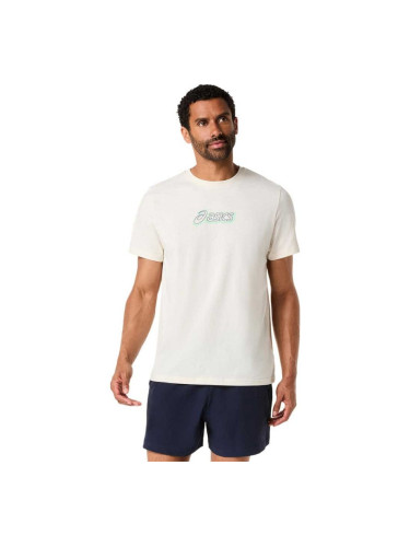 МЪЖКА ТЕНИСКА ASICS 2031F334-100 LOGO GRAPHIC TEE КРЕМАВА