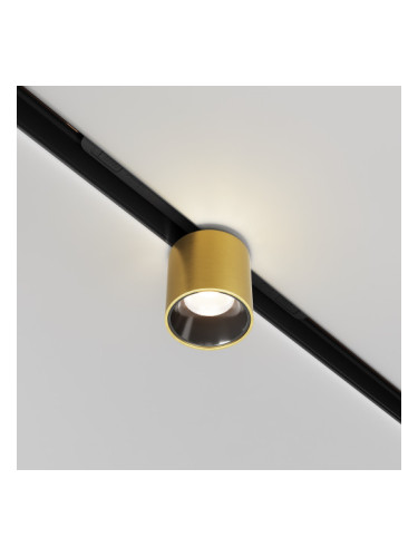 LED осветително тяло за магнитна шина MAYTONI TR132-2-7W3K-BS ALFA S Exility 6W 3000K Magnetic track Satin Brass