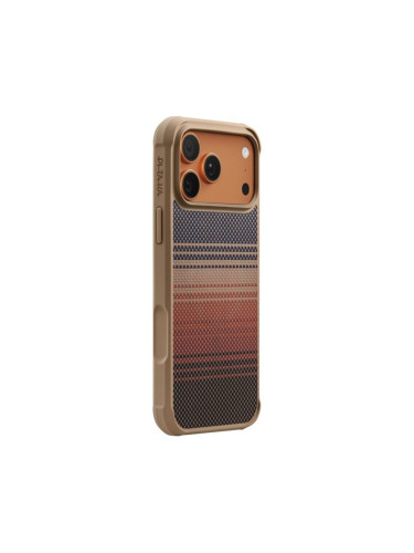 Оригинален кейс Pitaka Aramid ProGuard Sunset, За iPhone 17 Pro Max (6.9), кафяв